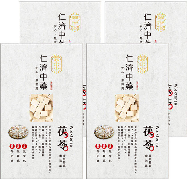仁濟中藥 茯苓, 150g, 1盒, 4盒