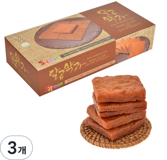 달곰약과, 550g, 3개