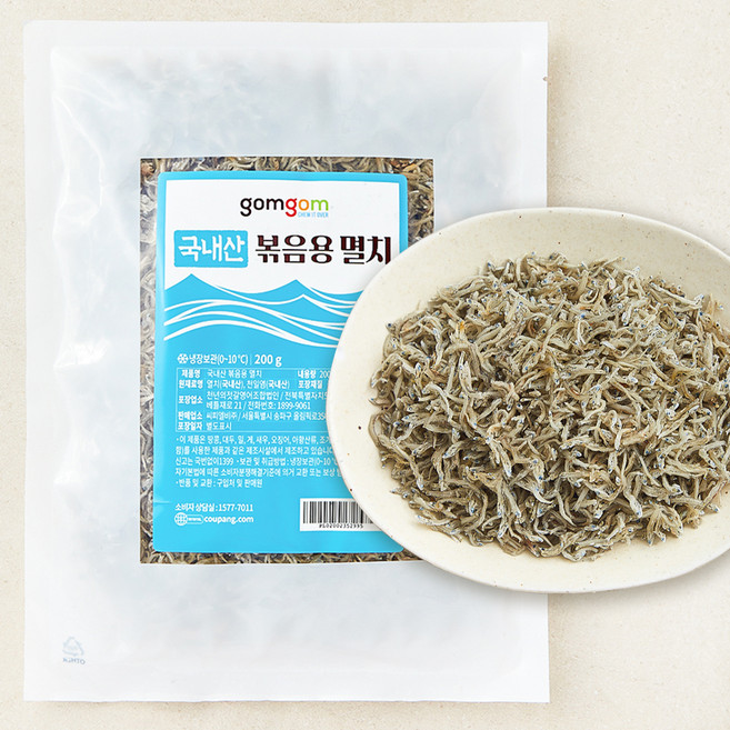 곰곰 국내산 볶음용 멸치, 200g, 1개