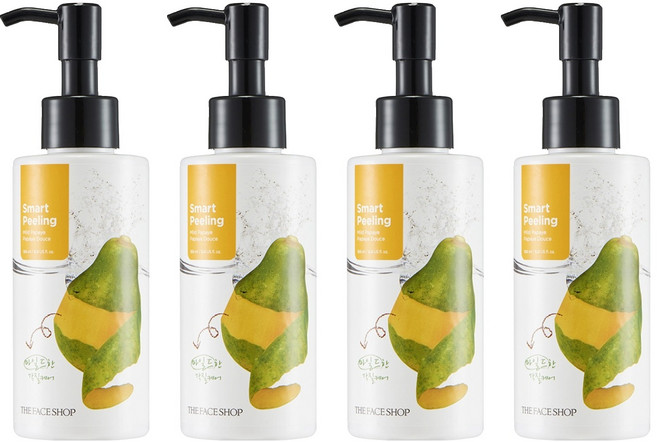 더페이스샵 스마트 필링 마일드 파파야, 150ml, 4개