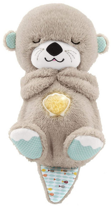 fisher-price 費雪 安撫睡眠小水獺, 1個, 小水獺 棕色