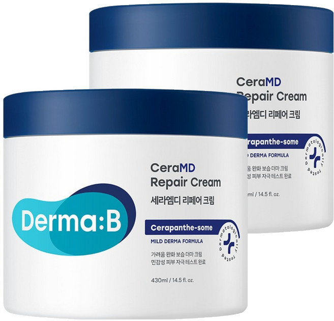더마비 세라엠디 리페어 크림, 430ml, 2개