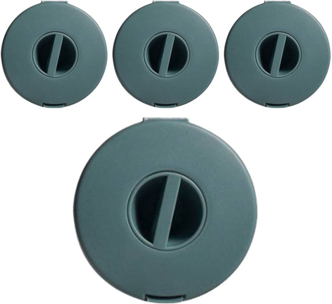 케이블 정리 홀더, 4개, 블루