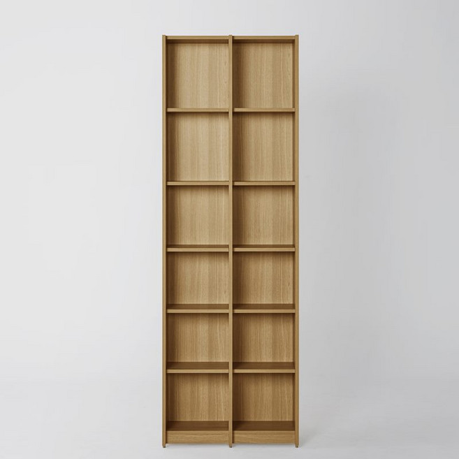 까사미아 하벨 책장 6단 70cm 방문설치, 내추럴