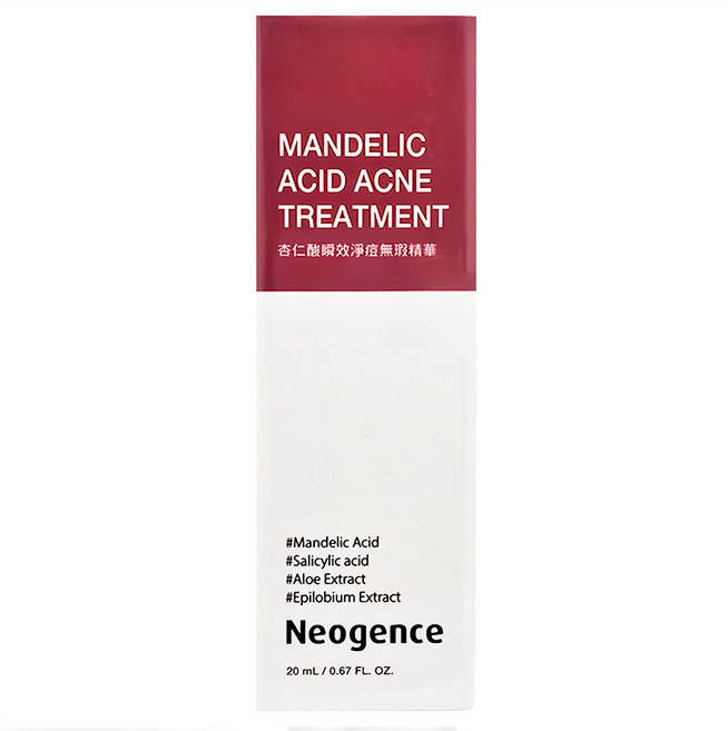 Neogence 霓淨思 杏仁酸瞬效淨痘無瑕精華, 20ml, 1條