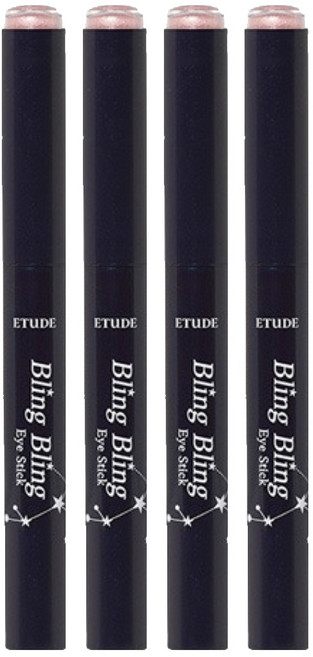 에뛰드 블링블링 아이스틱 섀도 1.4g, 15호 살구빛 백조별, 4개