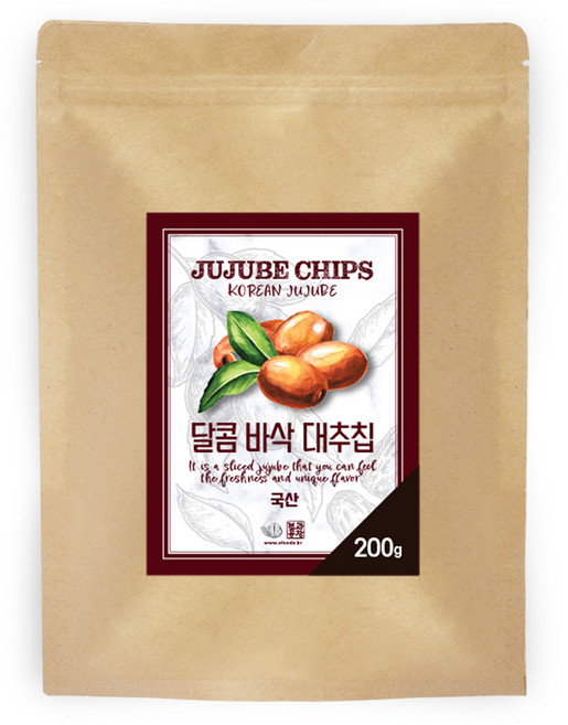 견과공장 달콤바삭 대추칩, 200g, 1개