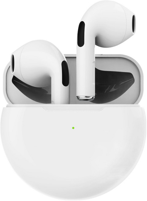 케이맥스 무선 오픈형 5.3 블루투스 이어폰, TEM-TWS-i9s, 화이트