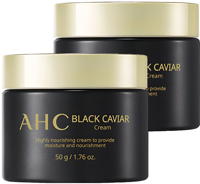 AHC 블랙 캐비어 크림, 50g, 2개