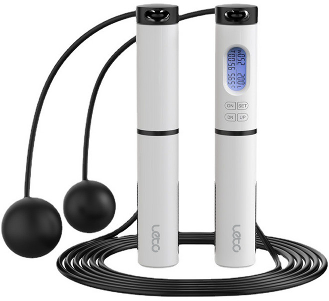 레토 2in1 유무선 겸용 스마트 줄넘기, 화이트, 1개