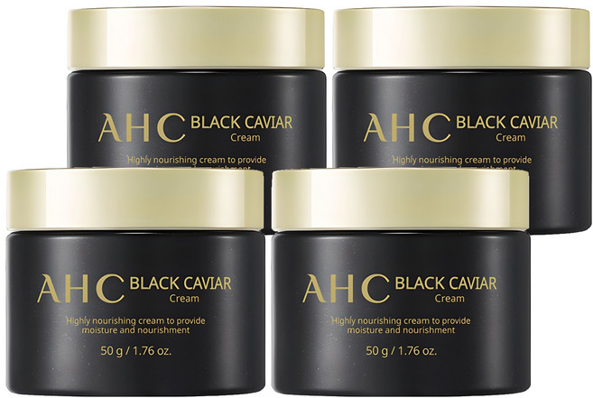 AHC 블랙 캐비어 크림, 50g, 4개