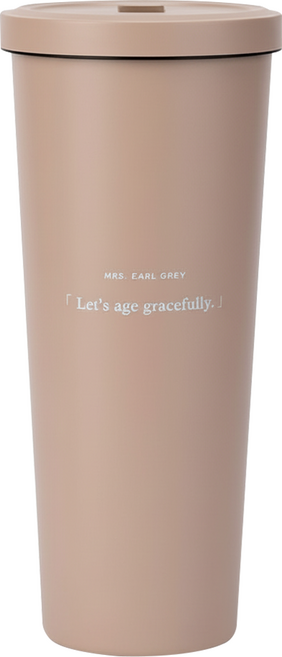 Oolab 良杯製所 莫蘭迪系列 二代不鏽鋼吸管杯, 伯爵夫人 咖啡色, 850ml, 1個