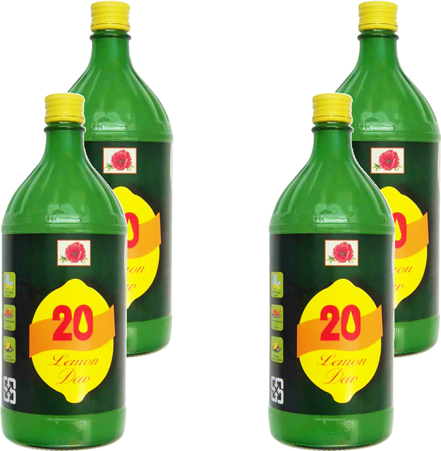 紅花牌 檸檬果露 大, 960ml, 4瓶