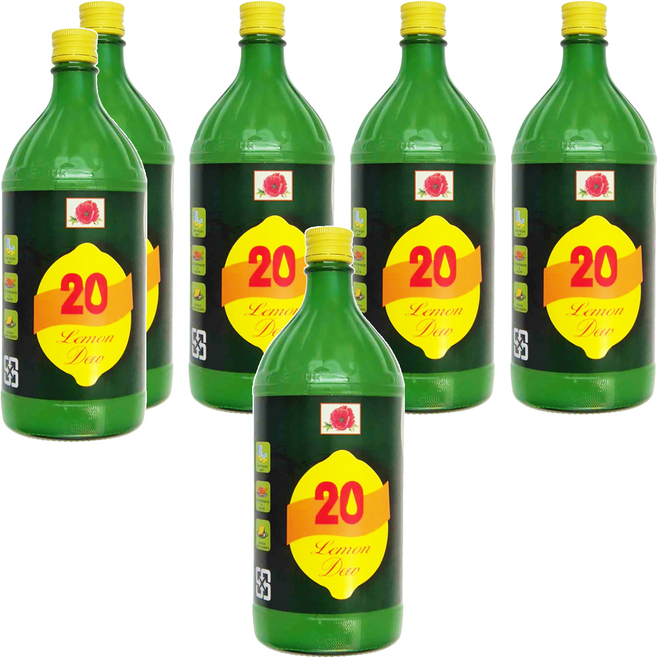 紅花牌 檸檬果露 大, 6瓶, 960ml
