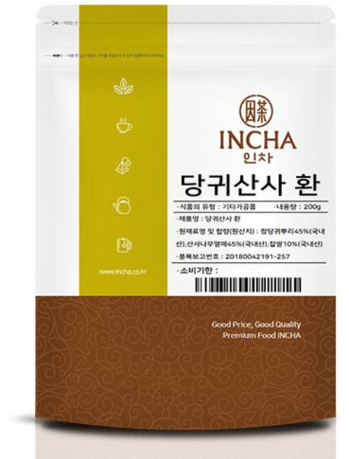 인차 당귀산사 건강환, 1개, 200g