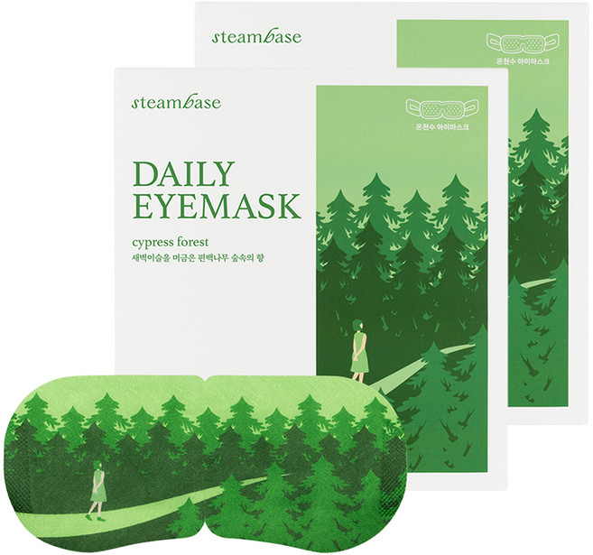 스팀베이스 데일리 아이마스크 편백나무향, 2개, 5매입