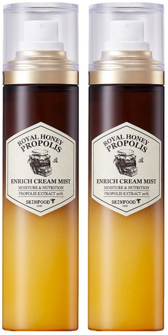 스킨푸드 로열허니 프로폴리스 인리치 크림 미스트, 120ml, 2개