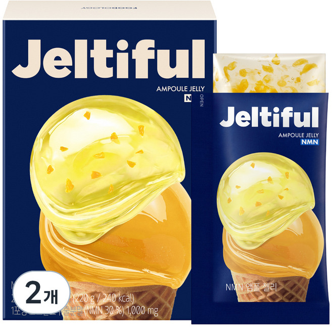 FOODOLOGY Jel-T-Full NMN安瓶果凍 10入, 2個, 10冊