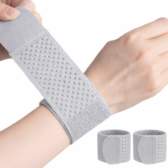 닥터든든 가벼운 압박 손목 보호대, 2개, 회색
