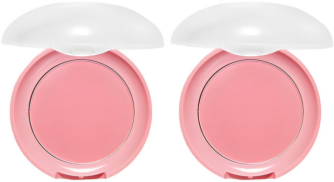 에뛰드 러블리 쿠키 팩트 블러셔 4.5g, PK002 그레이프후르츠젤리, 2개