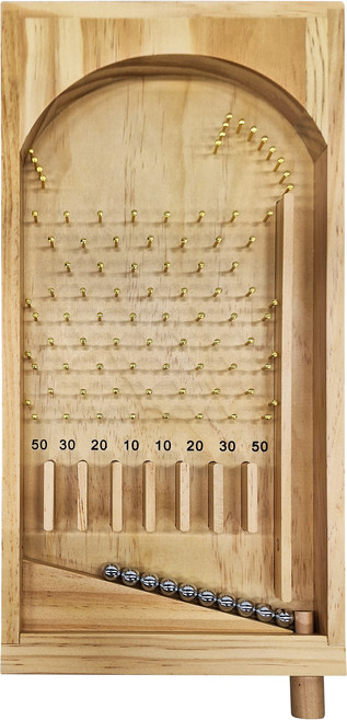 復古彈珠台, 木製 顏色隨機, 1個