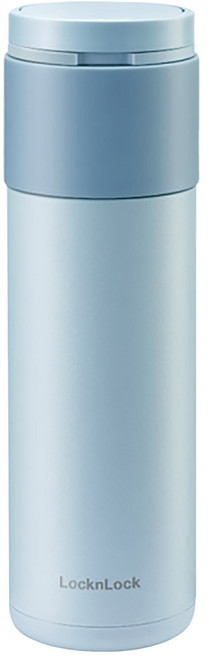 LocknLock 樂扣樂扣 拉環彈蓋保溫瓶, 蒂芬妮藍, 490ml, 1個