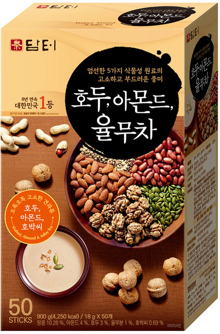 담터 호두 아몬드 율무차, 18g, 50개입, 1개