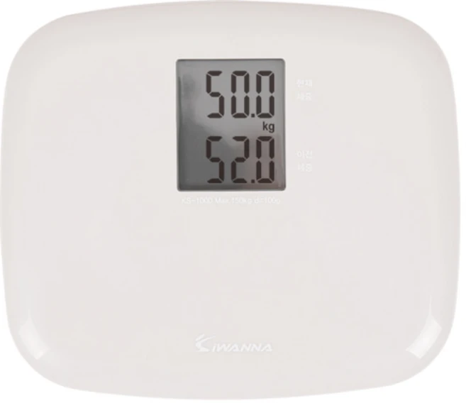 아이워너 미니 전자체중계, KS-1000, 문그레이, 1개 - 쿠팡