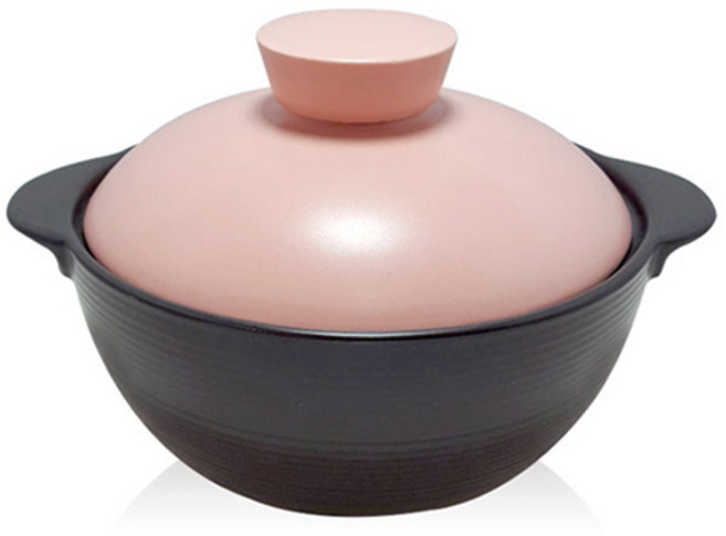 진뚝배기 버블 직화뚝배기 베이비핑크 1호, 15.6cm, 1개