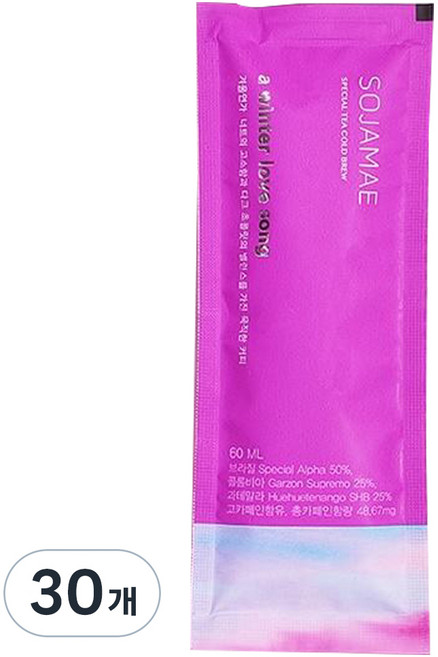 소자매 스페셜티 콜드브루 파우치타입 겨울연가, 60ml, 10개입, 3개