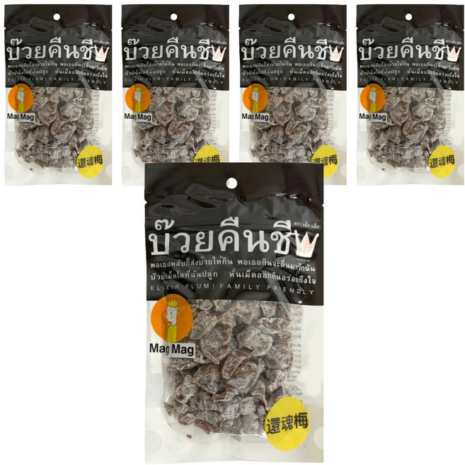 Mag Mag 泰國還魂梅, 186g, 5包