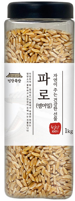 건강곡간 파로 엠머 밀, 1kg, 1개
