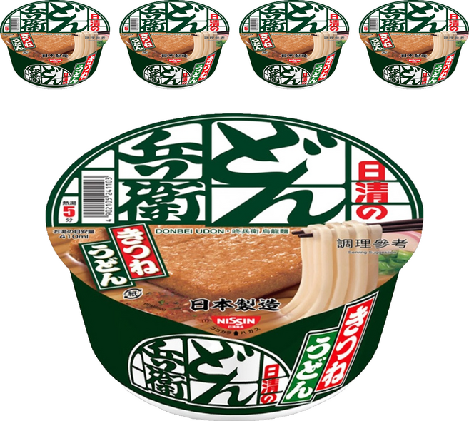 NISSIN 日清 咚兵衛 油豆腐烏龍麵 95g, 5入