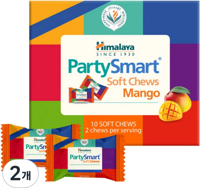 59914320 히말라야 파티스마트 소프트 츄스 망고 10개, 30.5g, 2개 - 쿠팡