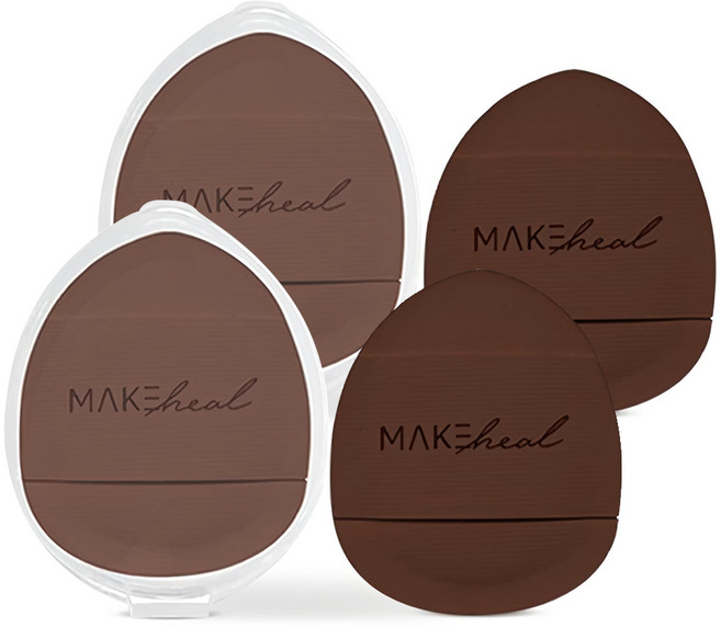 메이크힐 미니 팡팡 퍼프, 무향, 4개