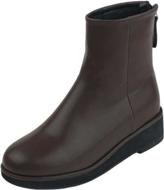 보가 오린 앵클부츠 5cm 3094