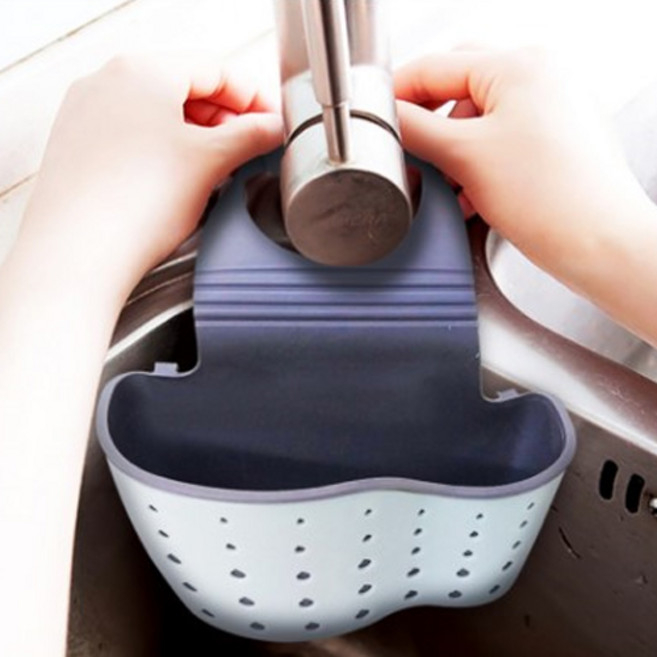 월드크린 싱크 수세미통, 민트, 1개