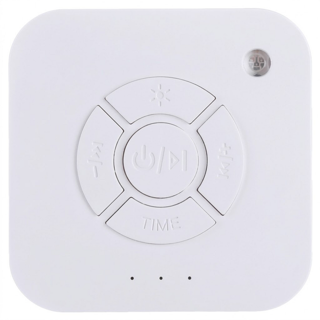 USB攜帶型白噪音助眠儀 白色, 1個