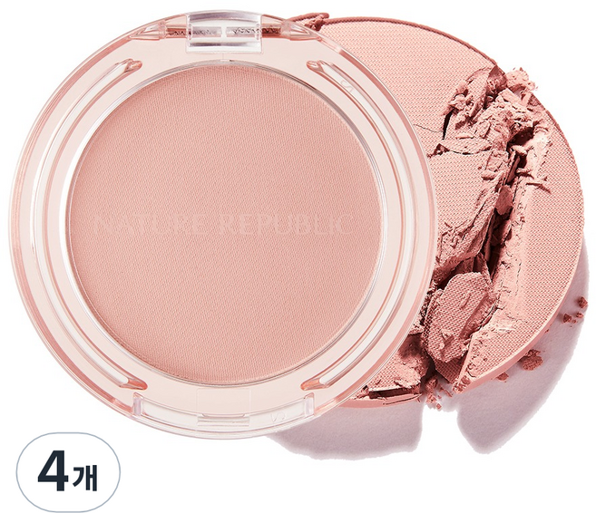 네이처리퍼블릭 바이플라워 블러셔 5g, 12 런던로즈, 4개