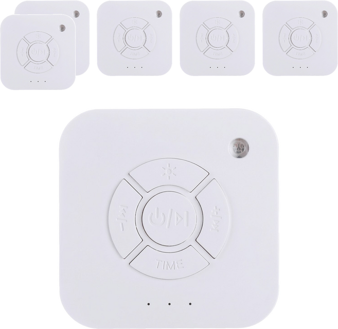 USB攜帶型白噪音助眠儀 白色, 6個