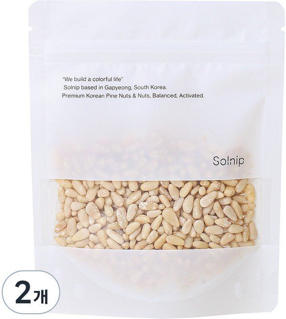 솔닙 국산 백잣, 90g, 2개