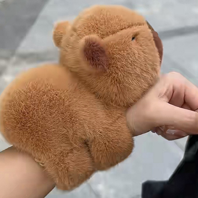 아트조이 카피바라 팔찌 인형 허그해 BARA, 17cm, 혼합색상, 1개