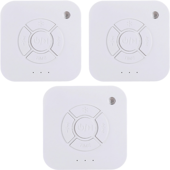 USB攜帶型白噪音助眠儀 白色, 3個