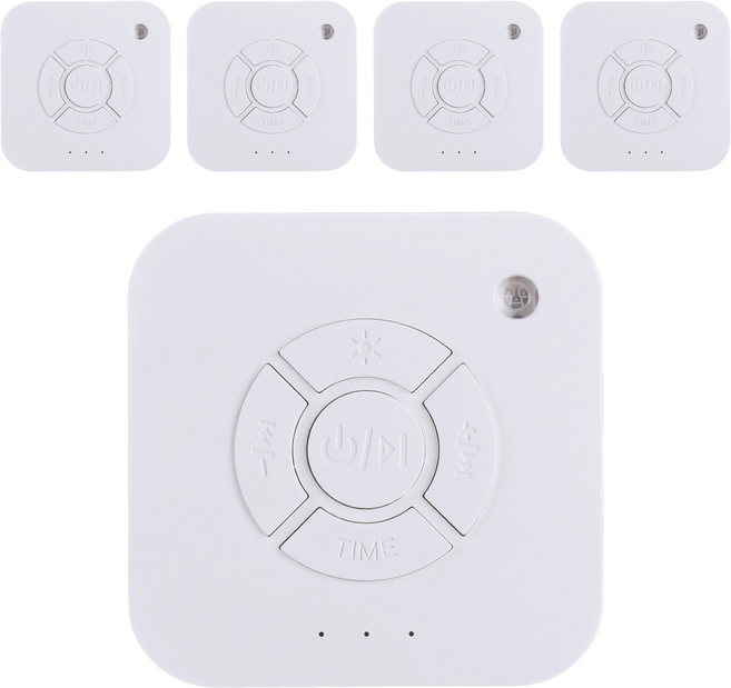 USB攜帶型白噪音助眠儀 白色, 5個