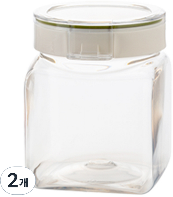 TAKEYA Freshlok方型密封罐, 2罐, 800ml