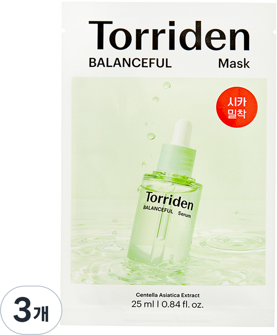 토리든 밸런스풀 시카 마스크, 6개입, 3개