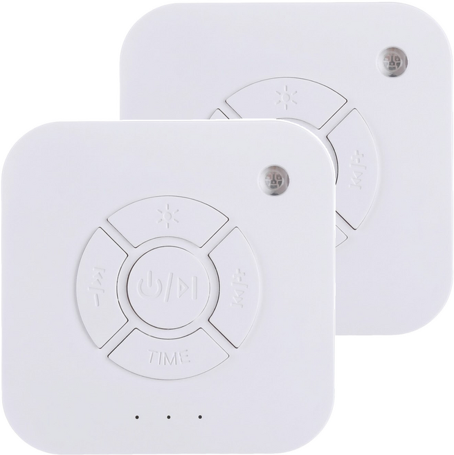 USB攜帶型白噪音助眠儀 白色, 2個