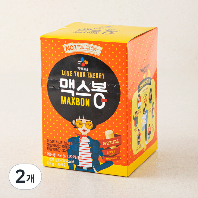 맥스봉 더오리지널 어육소시지 40개입, 1.08kg, 2개