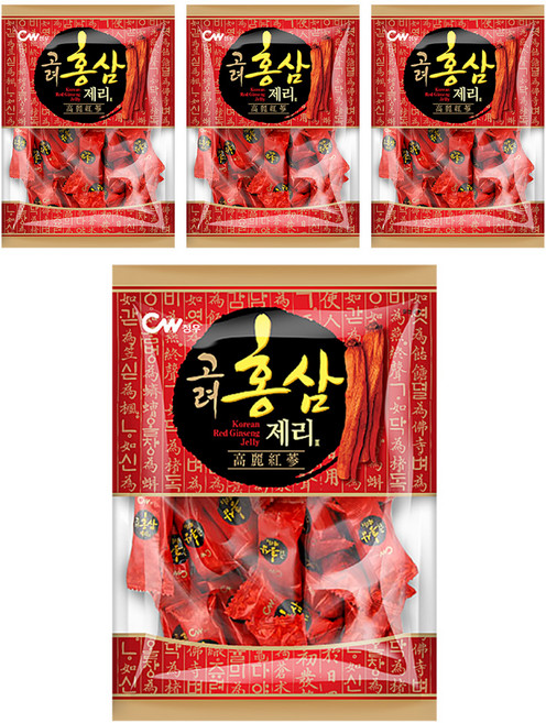 청우식품 고려 홍삼 제리 2, 350g, 4개