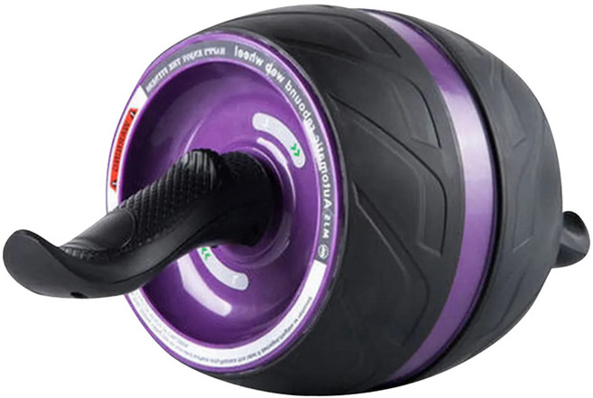 X-BIKE 晨昌 自動回彈健腹輪, XFE-N171, 紫色 + 黑色